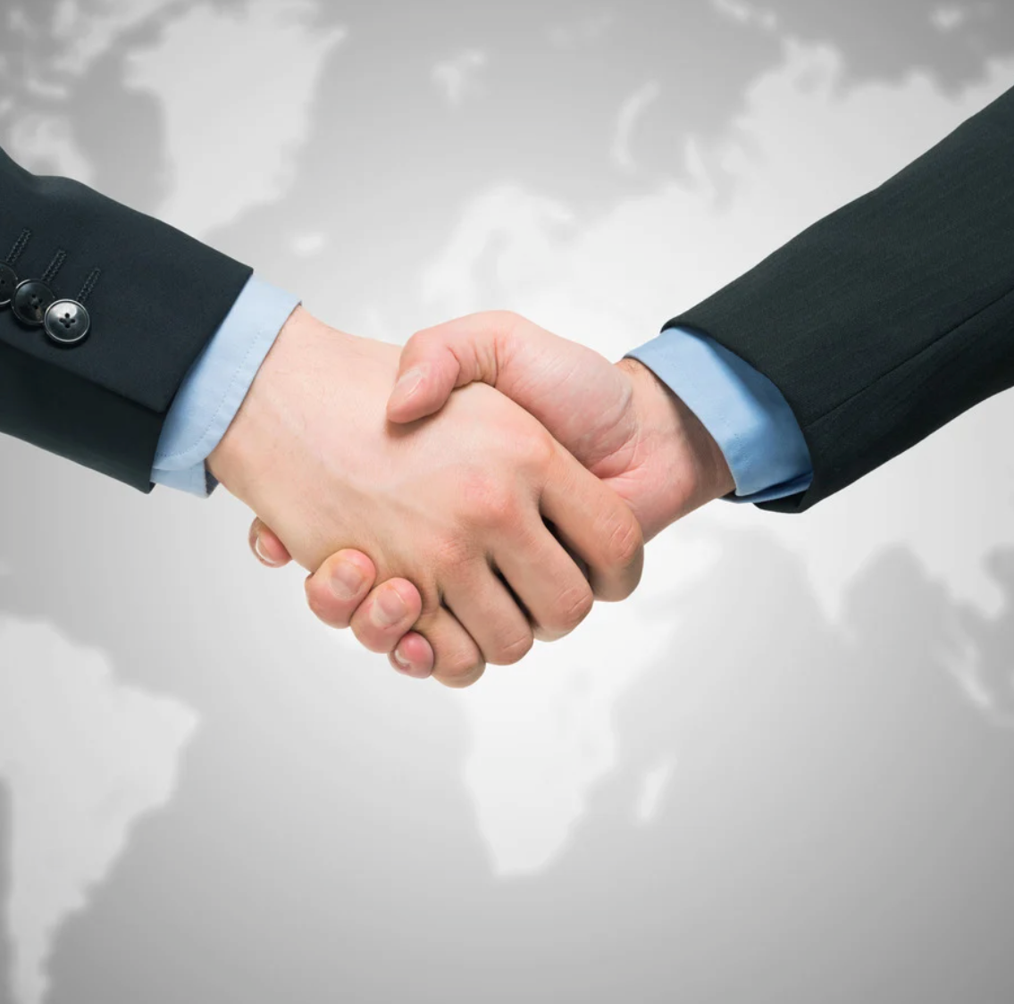 Business handshake representing trust and partnership