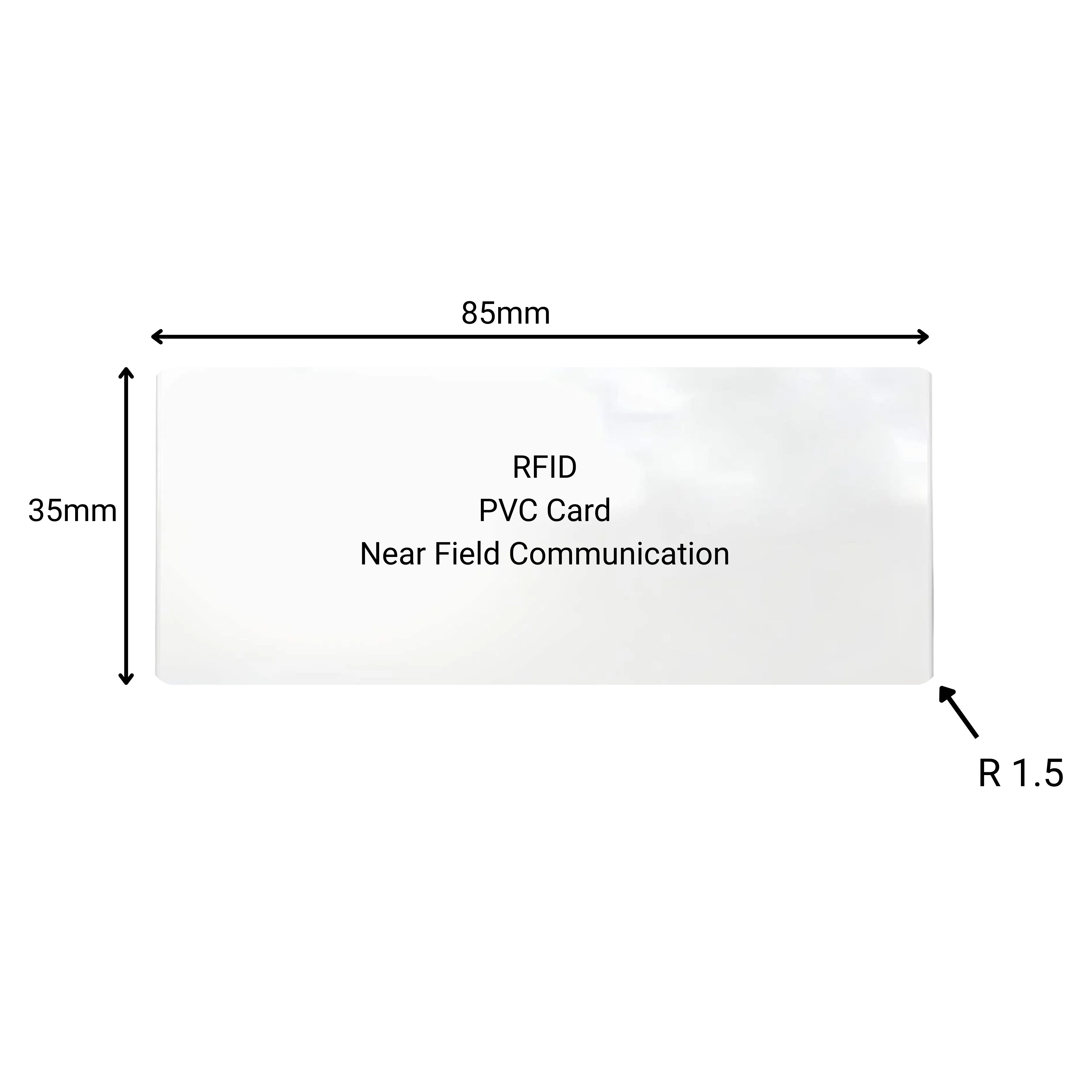 PVC Card | NFC | 85x35mm