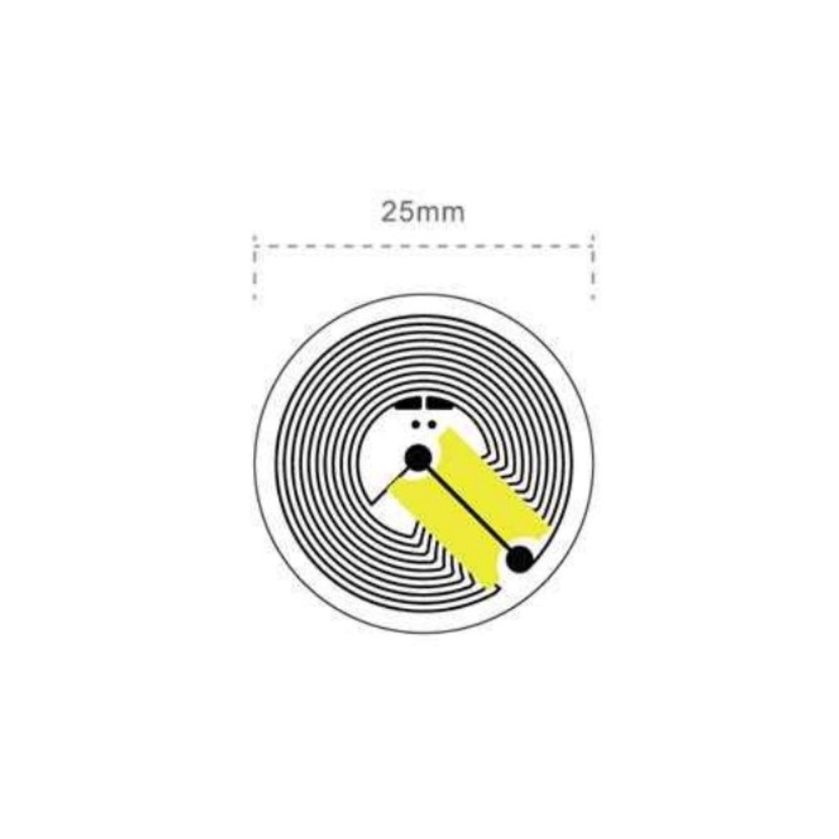 Sustainable Label TRC500 | NFC | D25mm - The RFID Company
