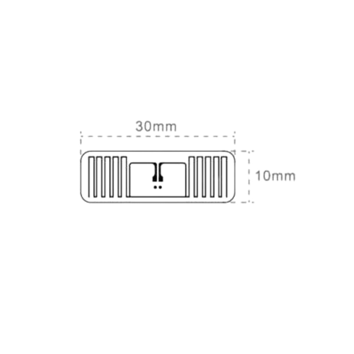 Sustainable Label TRC840 | UHF | 30x10mm - The RFID Company