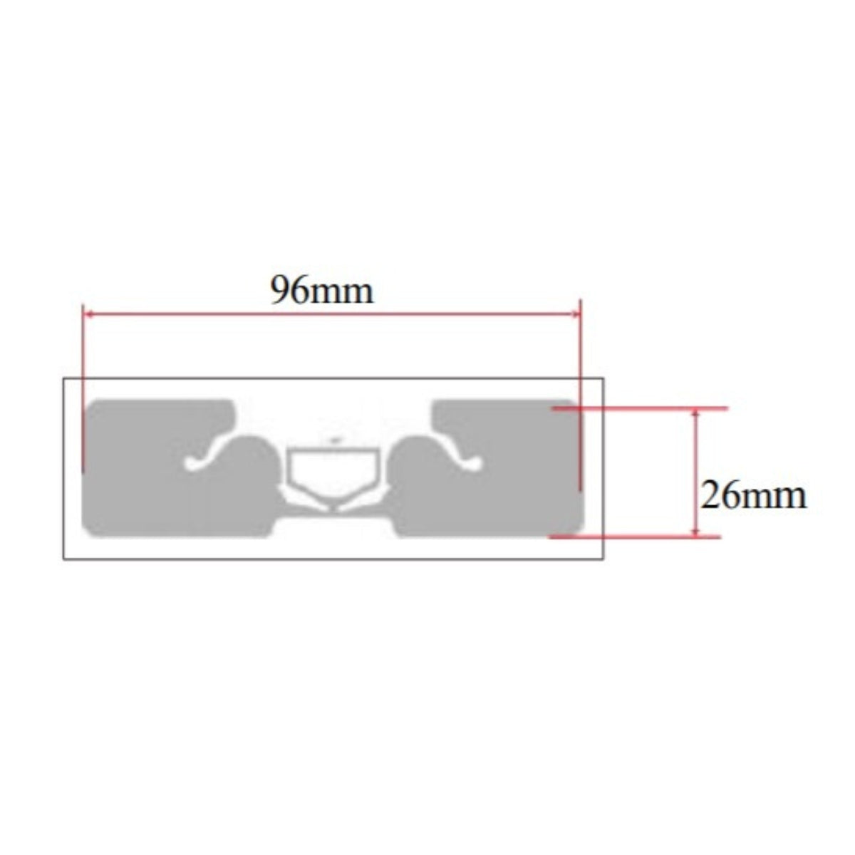 UHF Label | 100x30mm - The RFID Company