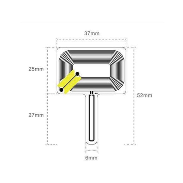 DOP Tamper-Proof Label NFC TRC335TT 37x52mm