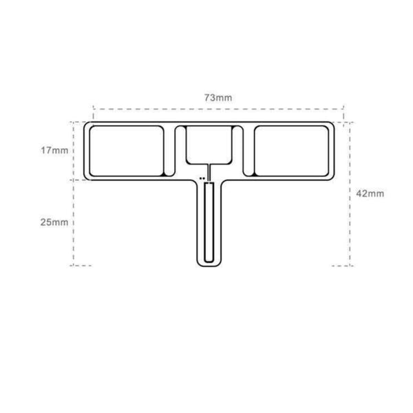 DOP Tamper-Proof Label UHF TRC935TT 73x42mm