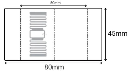 Flag Label | UHF | 80x45mm
