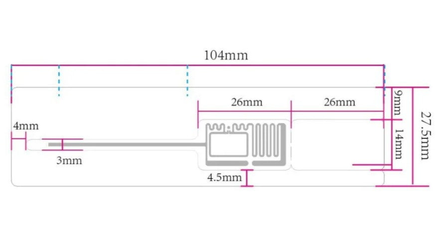 Jewelry Label | UHF | 104x27.5mm