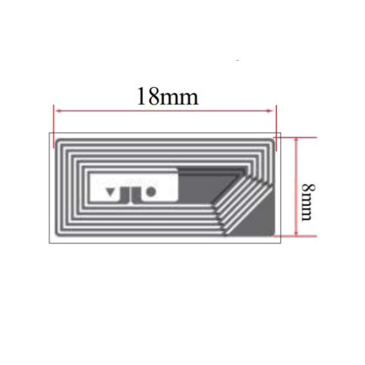 Shop RFID NFC Label 22×12 mm – The RFID Company
