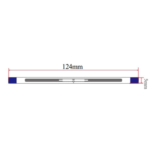 UHF Label 124x5mm