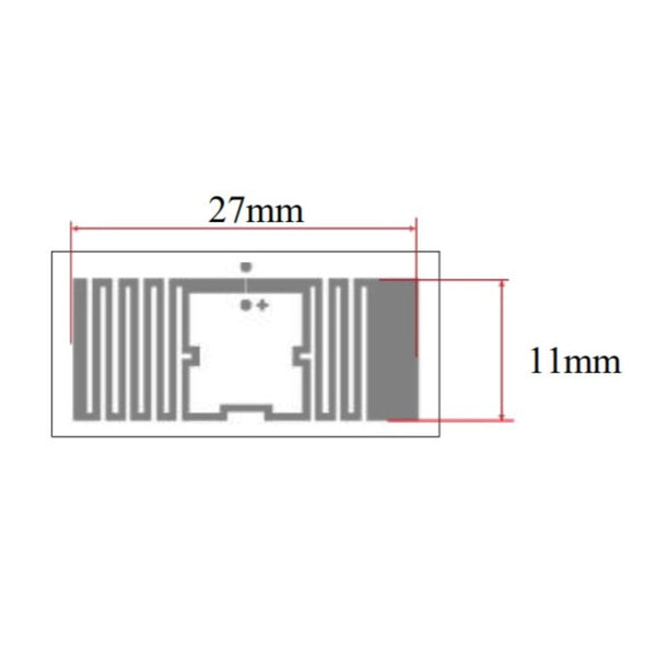 UHF Label 31x15mm